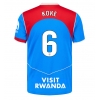 Camisa de Futebol Atletico Madrid Koke #6 Equipamento Alternativo 2025-26 Manga Curta